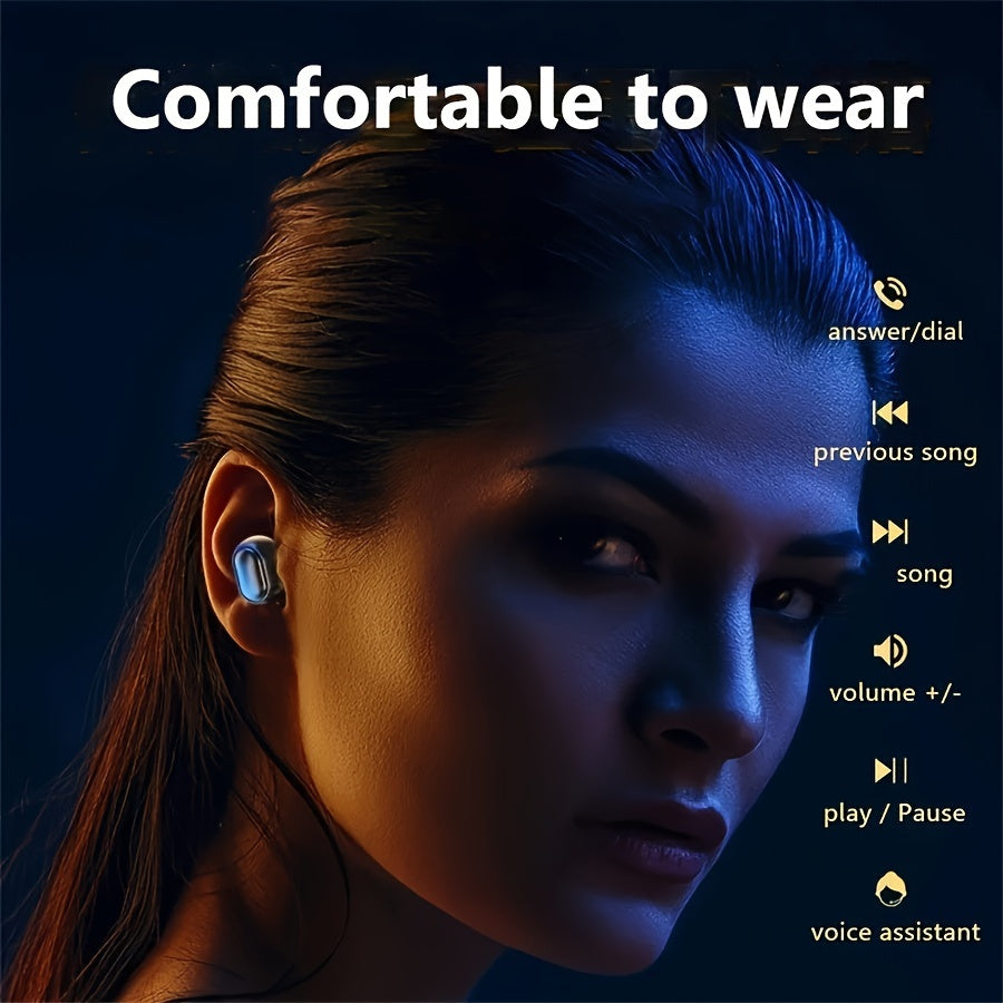 SENBENBAO MINI Wireless Earbuds: TWS True Wireless Connectivity, LED Digital Display, Hi-Fi Stereo Sound, In-Ear Design, Suitable for Gaming, Business, Outdoor, and Video Use, No Delay, Li-Polymer Battery, Compatible with Pho