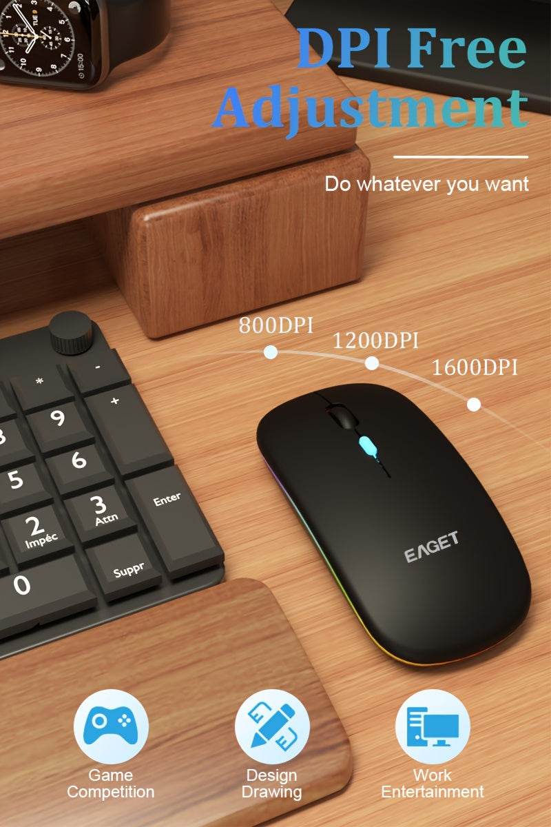 EAGET LED Wireless Mouse - findify 2025