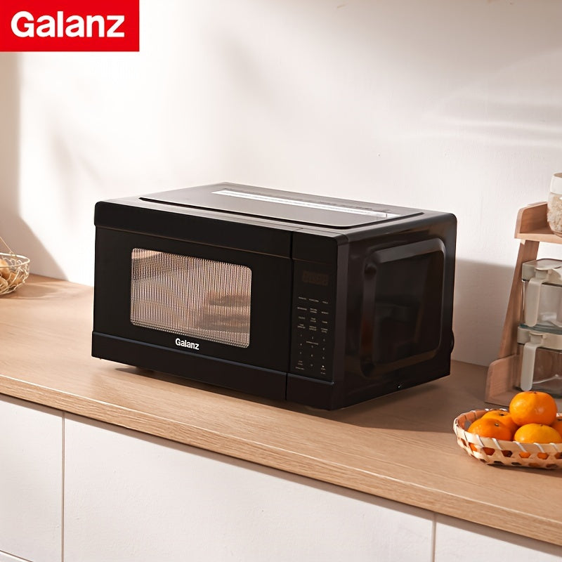 0.9 Cu Ft Large Capacity Galanz Microwave Oven - 6 Convenient Auto Menus, Removable Turntable, Easy Cooking, Space-Saving Design, Perfect Kitchen Essentials for Home Cooking