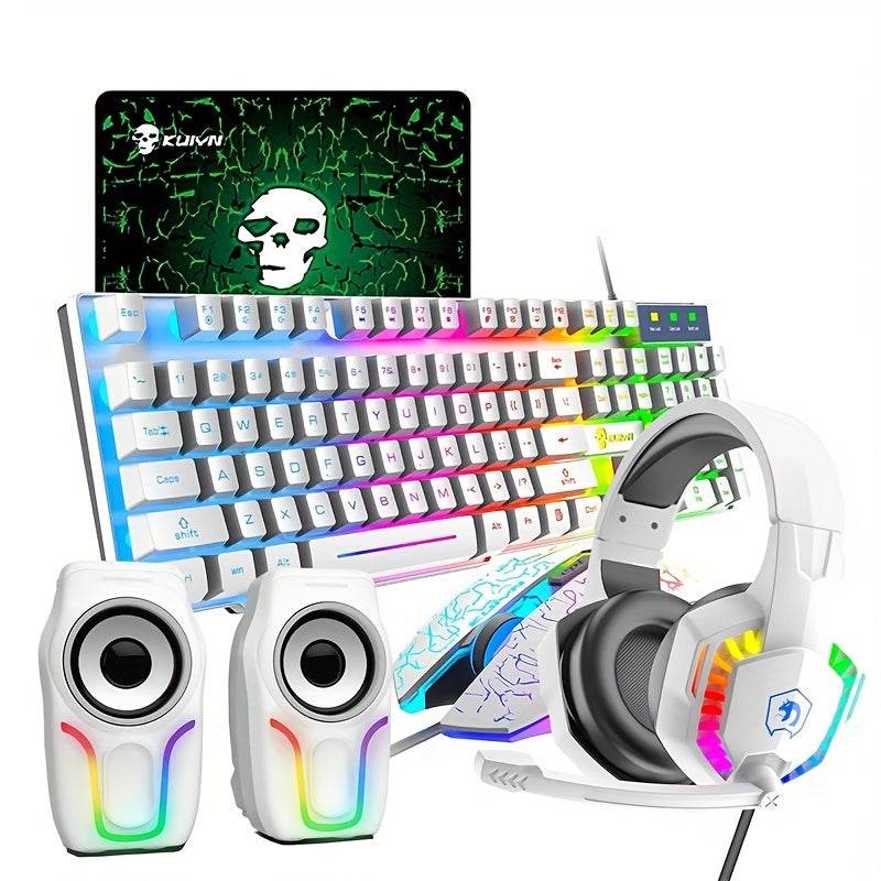 Rainbow LED Illuminated Gaming Keyboard Set - findify 2025