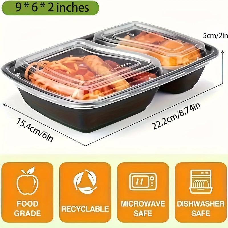 45Pcs/30Pcs disposable lunch box, takeout box, fast food lunch box, cake Dim sum box, fresh-keeping box, stackable with cover, microwave oven/dishwasher/refrigerator safe (28 ounces)