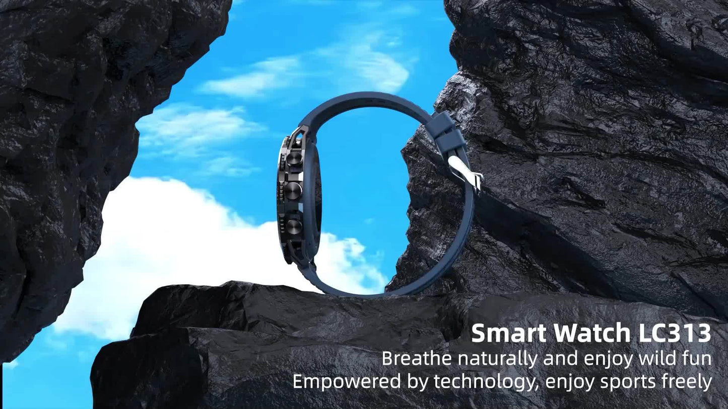 For Samsung Android Phones, Rugged Men's Smartwatch, Wireless BT5.0, Texting And Calling, With Voice Assist, 460P AMOLED Large Screen, 49mm Circle Screen, Smart Bracelet For Health Steward, Whatsapp Message Remind, With App F