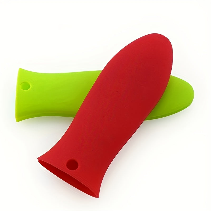 1pc Heat Resistant Silicone Handle Holder - For Cast Iron Skillets & Metal Cookware - Kitchen Supplies - Protect Your Hands From Burns - Perfect Gift for Home Cooks & Bakers