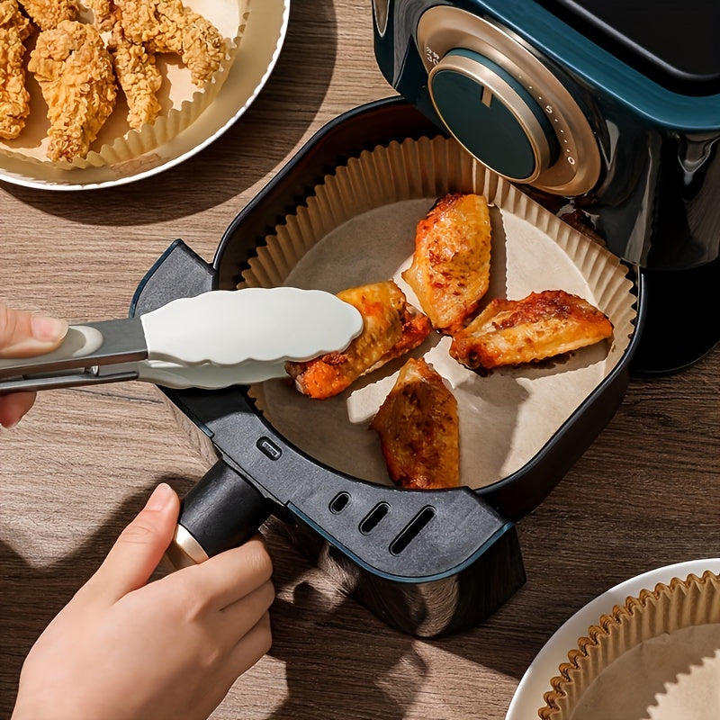 500pcs Non-Stick Air Fryer Liners - Square Paper Liners For Baking, Roasting, And Microwave Cooking - Easy Cleanup And Healthier Cooking For Hotel/Commercial