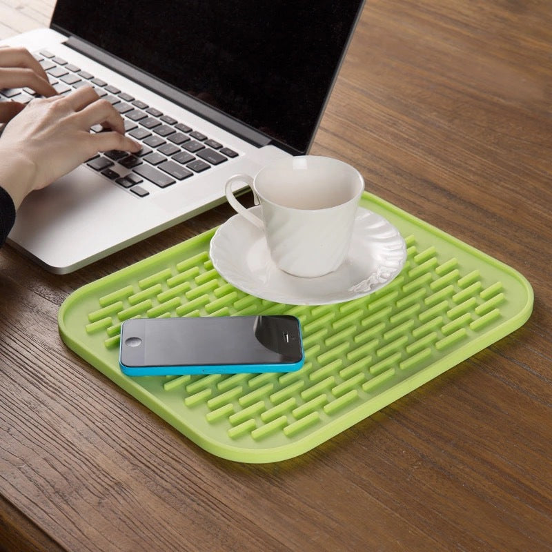 1/3pcs, Pot Mat, Placemat, Silicone Placemat, Cup Mat, Creative Coffee Mat, Heat Resistant Mat For Countertops Tables, Plate Mat, Heat Insulation Pot Mat, Coaster, Table Mat For Decoration, Hot Pads For Kitchen, Kitchen Decor