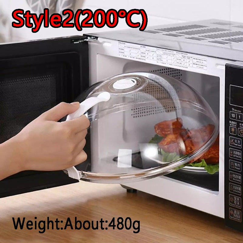 1pc Food Cover, Microwave Oven Heating Cover, Screen Protector For Food For Hot Dishes, Oil Proof Splash Proof Cover, Fresh-keeping Cover, Kitchen Supplies
