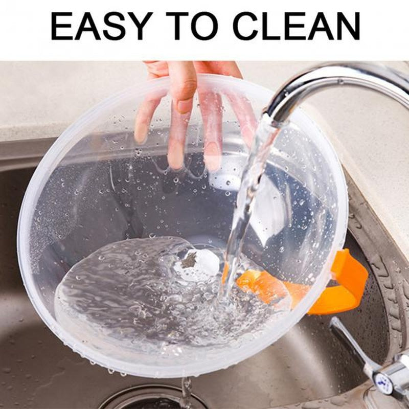 1pc Food Cover, Microwave Oven Heating Cover, Screen Protector For Food For Hot Dishes, Oil Proof Splash Proof Cover, Fresh-keeping Cover, Kitchen Supplies