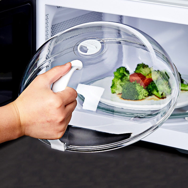 1pc Food Cover, Microwave Oven Heating Cover, Screen Protector For Food For Hot Dishes, Oil Proof Splash Proof Cover, Fresh-keeping Cover, Kitchen Supplies