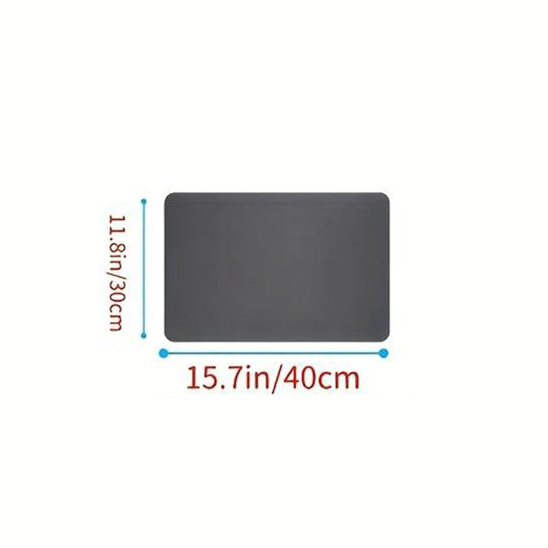 1pc, Premium Rubber Kitchen Drain Mat - Water-Resistant, Insulating, Filtering, and Anti-Slip - Cotton-Blend, Durable, and Easy-to-Clean for Kitchen Supplies