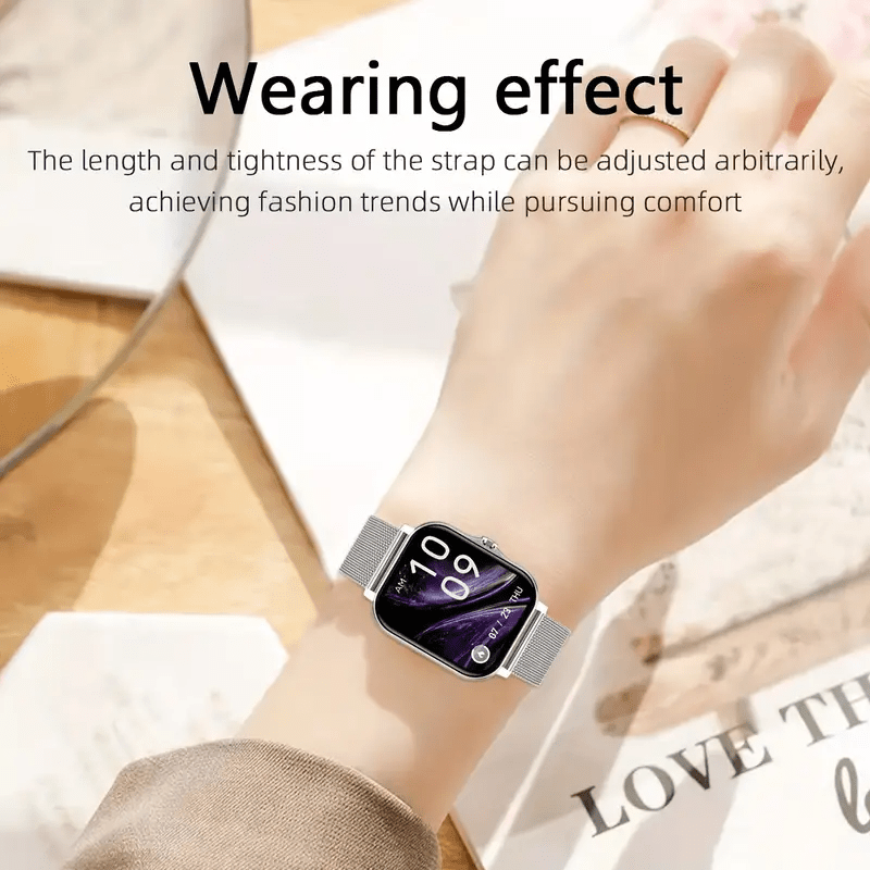 The New 2024 Smart Watch (Make/Answer Call), Full Touch Wireless Calling Smartwatch, Fitness Tracker Watch for Smartphone, Connection for Android IOS Phones, Mother'S Day, Father'S Day, Valentine'S Day, Party Gifts, Christmas