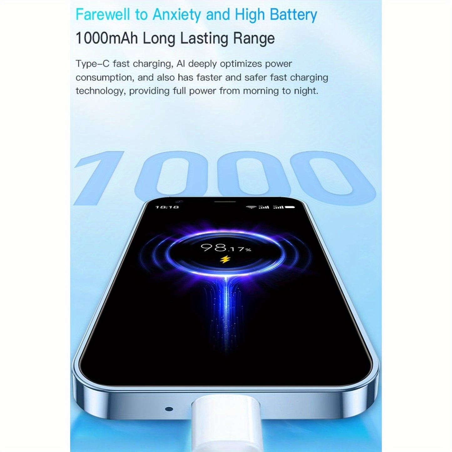 Mini Smartphone, The World's Smallest Cell Phone 3.0 Inch Android Small Phone Quad Core 2G+16G 5.0MP Dual SIM High Definition Mini Phones Unlocked 3G Mobile Phone (Blue)