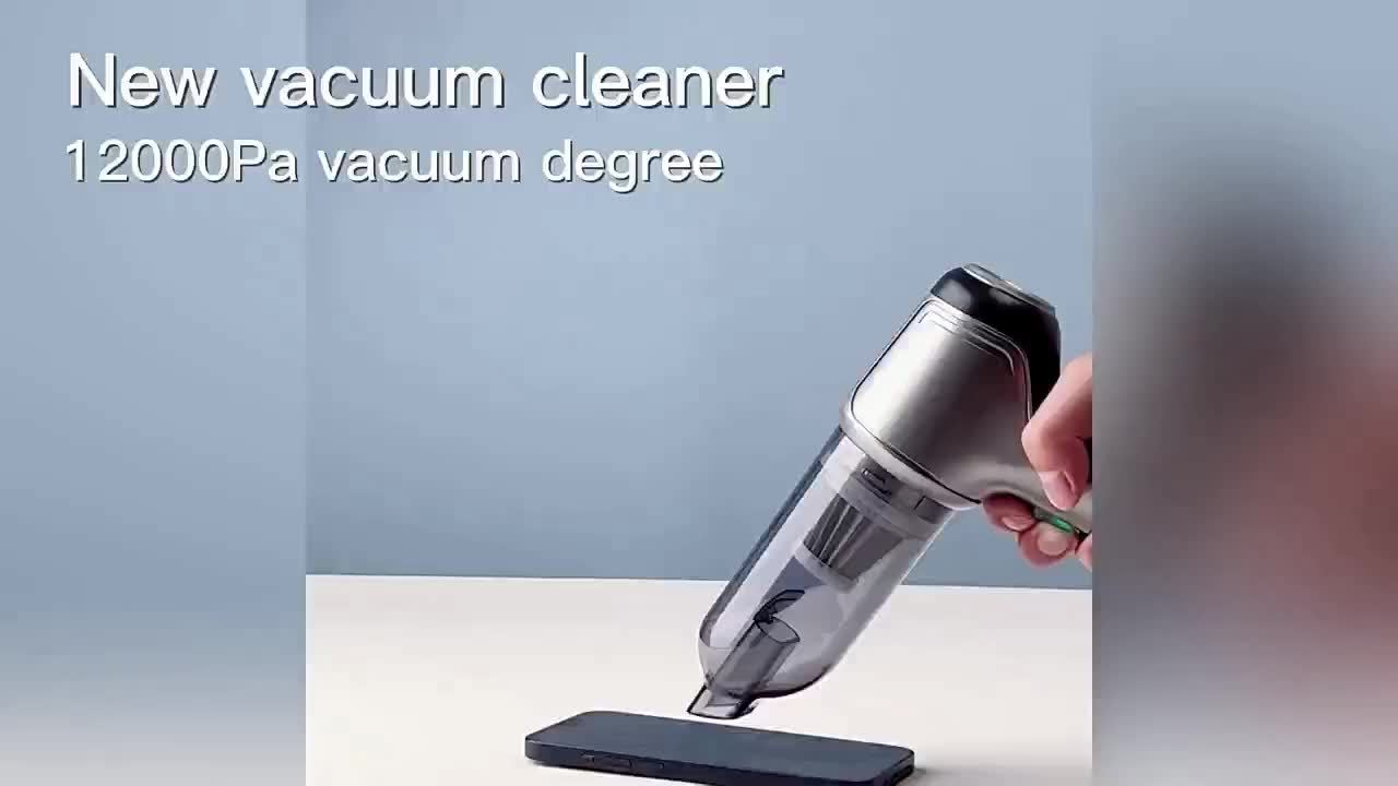 1pc, Ultra-Powerful 2-in-1 Cordless Handheld Vacuum Cleaner - High Suction Power, Lightweight, Portable, and Rechargeable with Lithium Battery - Includes Dusting Brush Attachment, Floor Brush, and Cleaning Tools for Car and H