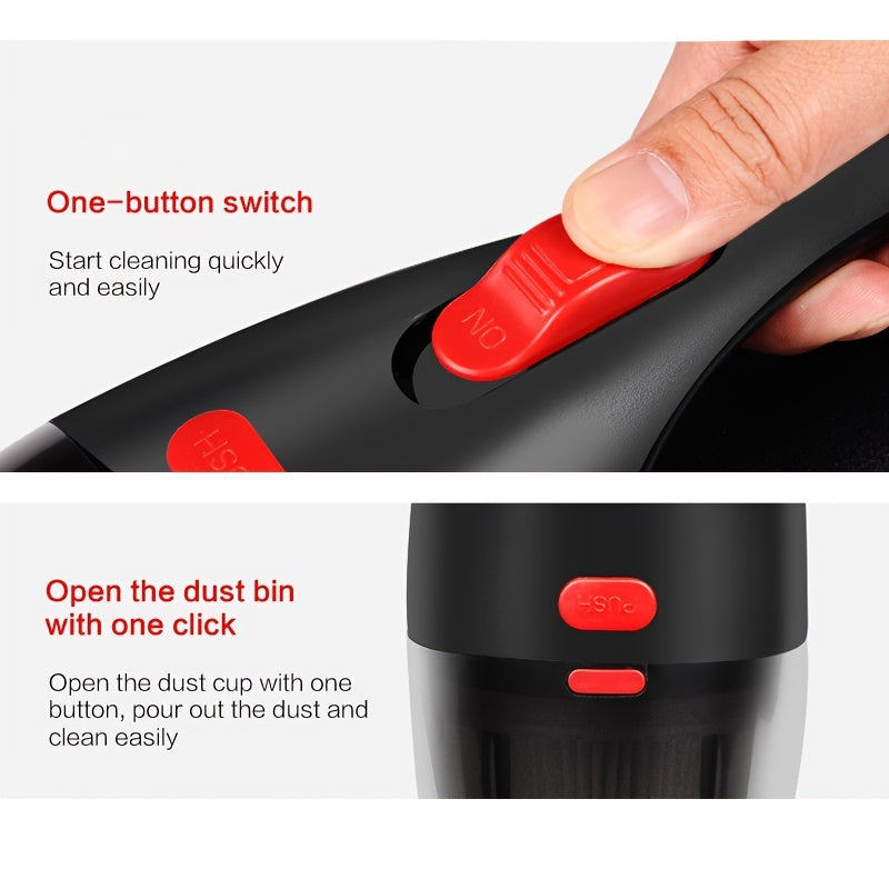 1pc Portable Car Vacuum Cleaner Household Car Dual-use High-power Handheld Wireless Car Vacuum Cleaner USB Charging Wireless Mini Vacuum Cleaner For Home Vacuum Accessories Cleaning Supplies Small Appliance