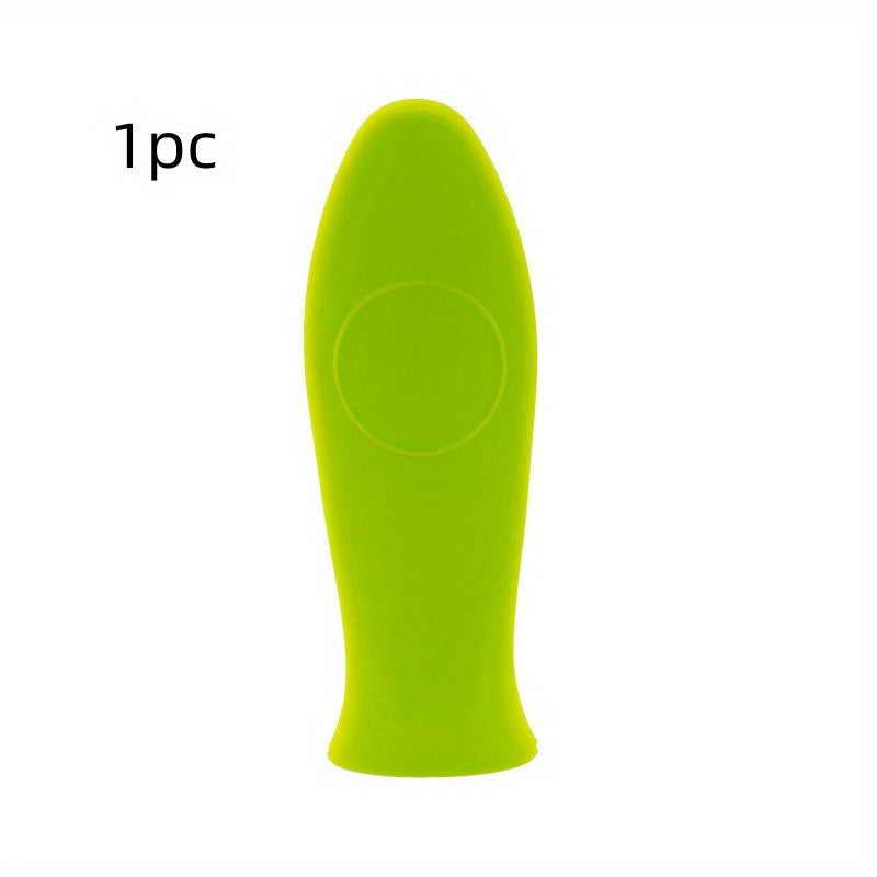 1pc Heat Resistant Silicone Handle Holder - For Cast Iron Skillets & Metal Cookware - Kitchen Supplies - Protect Your Hands From Burns - Perfect Gift for Home Cooks & Bakers