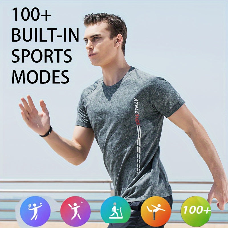 Smart Watch, 2.01'' Full Touch Screen Display With Message, Answer Make Call Smartwatch, Sports Pedometer, Information Alerts, For IPhone/Android Phones, Smartbands Fitness Watch For Women/Men Friend Gift, Birthday Gift