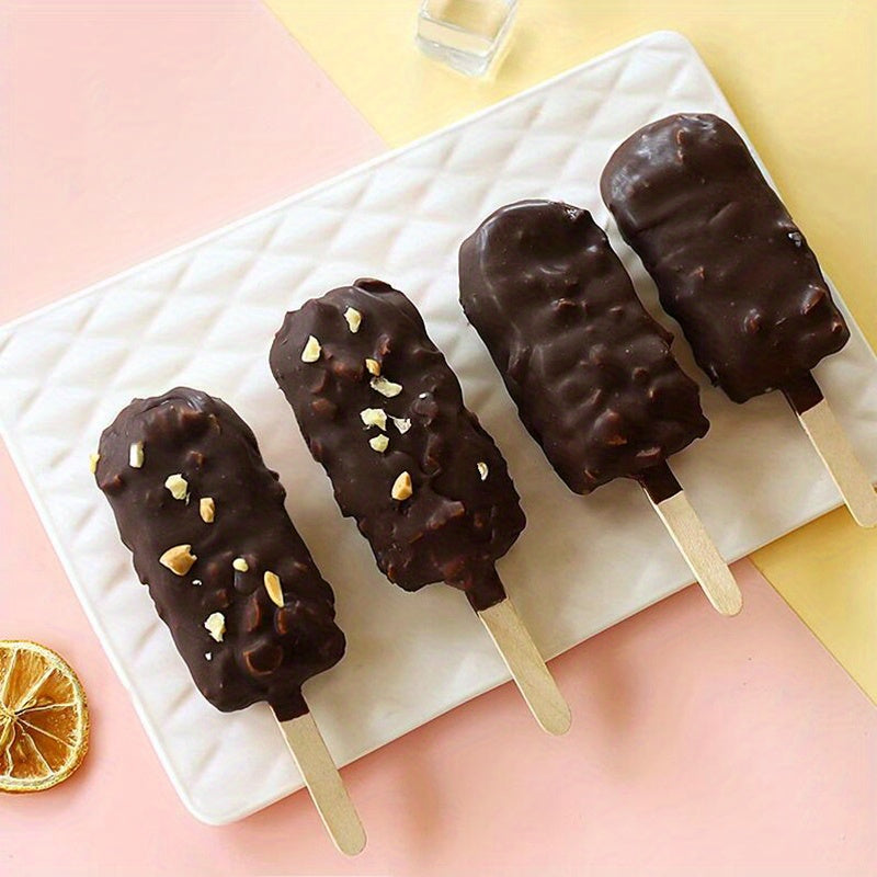 2/50pcs, Multiple Ice Cream Silicone Molds, Ice Pop Molds, For Home-made DIY Ice Cream, Cheese, Food-grade Fondant, Chocolate Cake Silicone Molds, Kitchen Supplies, Baking Tool