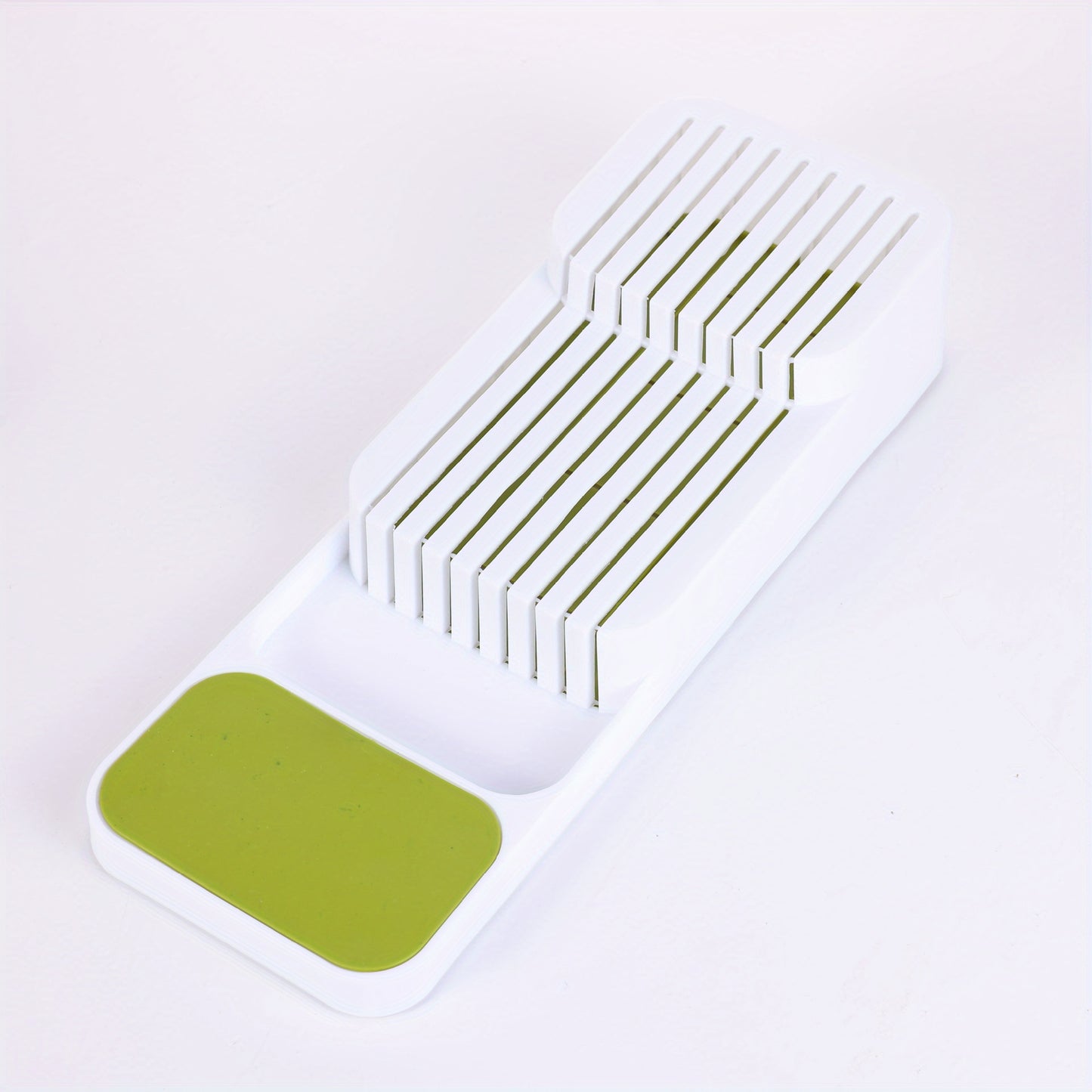 1pc Kitchen Drawer Organizer Tray For Knives, Knife Block, Knife Holder, Drawer Storage Box For Knife, Drawer Organizer Insert, Holds 9 Knives, Kitchen Accessories