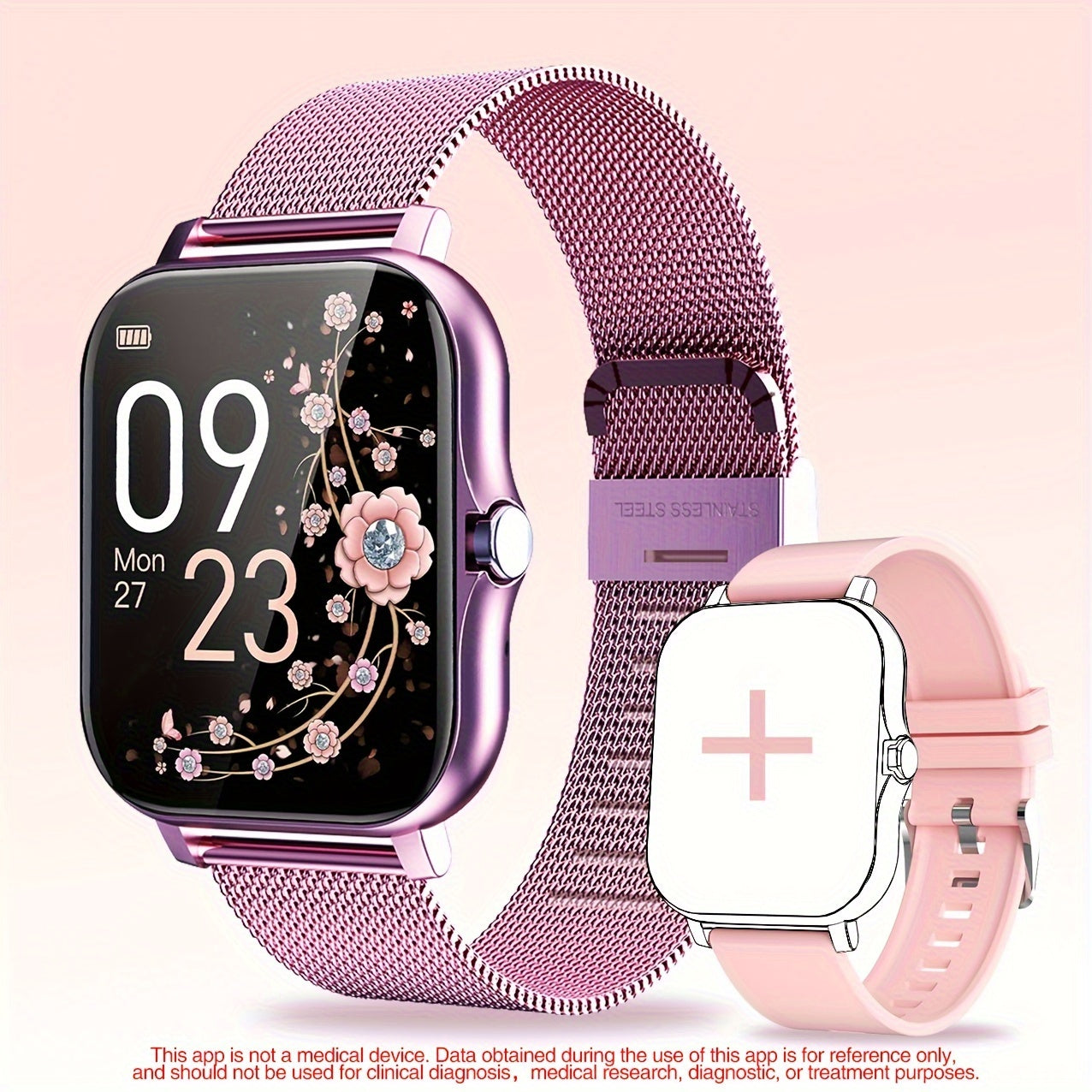 The New 2024 Smart Watch (Make/Answer Call), Full Touch Wireless Calling Smartwatch, Fitness Tracker Watch for Smartphone, Connection for Android IOS Phones, Mother'S Day, Father'S Day, Valentine'S Day, Party Gifts, Christmas