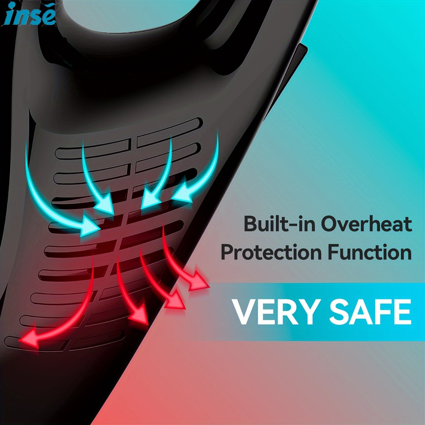 INSE R3s Corded Vacuum Cleaner, 400W High-Performance Motor, 16KPa Strong Suction, Lightweight Design with Advanced Filtration for Pet Hair & Dust, Includes 9 Accessories, Flexible ≥275.59inch Cable, Ergonomic Grip, Ideal f