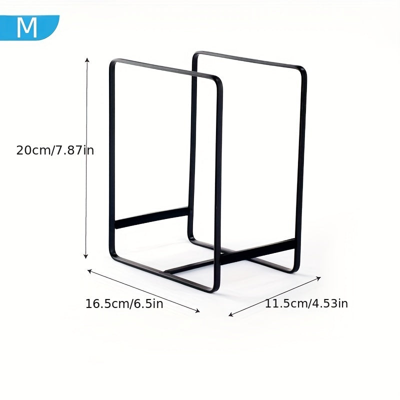 3pcs Metal Plate Holder Organizer, Vertical Plate Rack, Dish Organizer For Cabinet, Drying Rack For Kitchen Cupboard, Kitchen Acessories