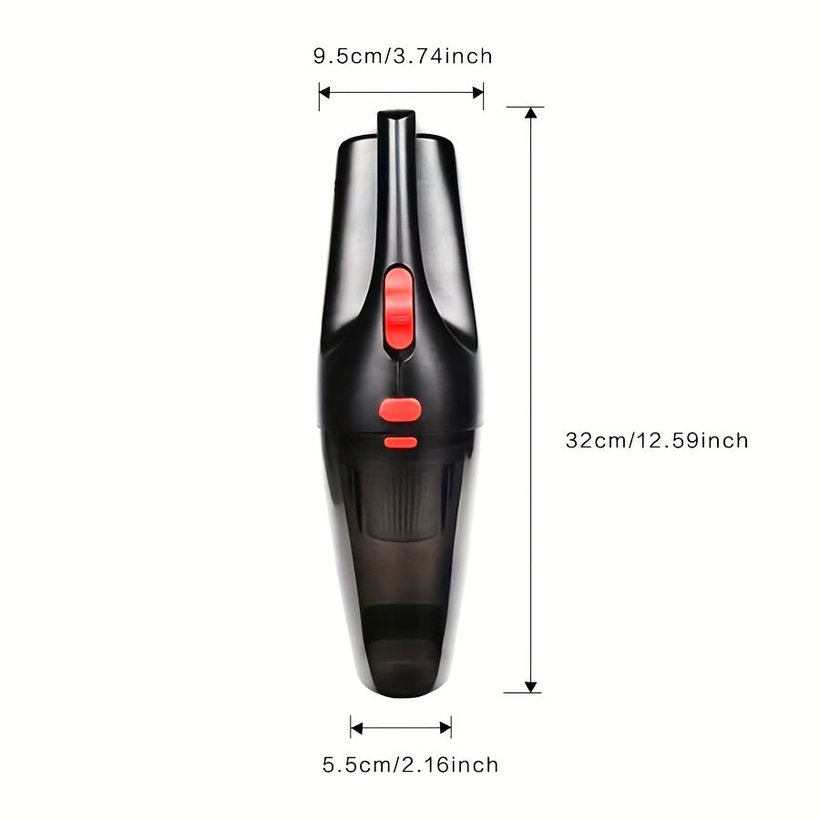 1pc Portable Car Vacuum Cleaner Household Car Dual-use High-power Handheld Wireless Car Vacuum Cleaner USB Charging Wireless Mini Vacuum Cleaner For Home Vacuum Accessories Cleaning Supplies Small Appliance