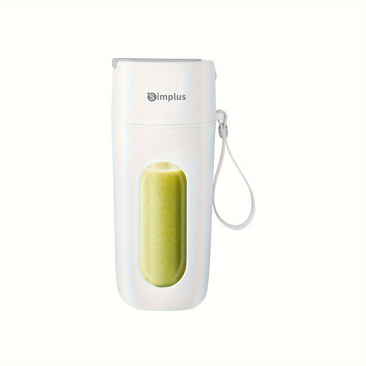 Simplus Portable Blender - 13.53oz Capacity, Quick Ice Crush in 38 Seconds, Stainless Steel Blades, USB Rechargeable, Easy Clean, Compact Kitchen Gadget