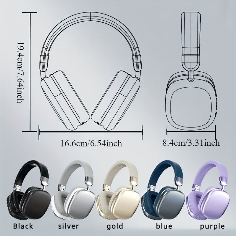Wireless Headsets Wireless Headsets Wireless Headsets Real Gaming Earbuds With Microphones Wireless Headsets, Wireless Headsets With Microphones, HIFI Stereo Lightweight Immersive Audio Headphones For Home Office Phones