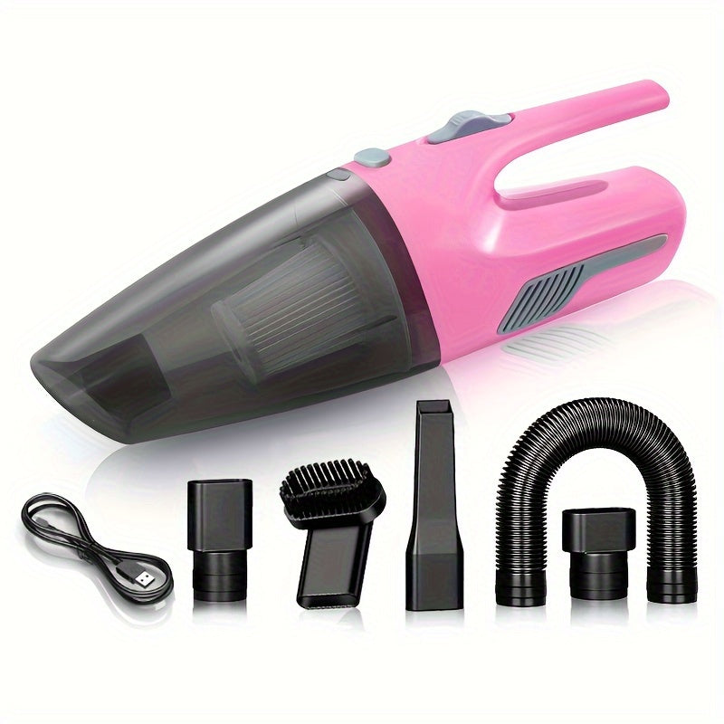 1pc Portable Car Vacuum Cleaner Household Car Dual-use High-power Handheld Wireless Car Vacuum Cleaner USB Charging Wireless Mini Vacuum Cleaner For Home Vacuum Accessories Cleaning Supplies Small Appliance