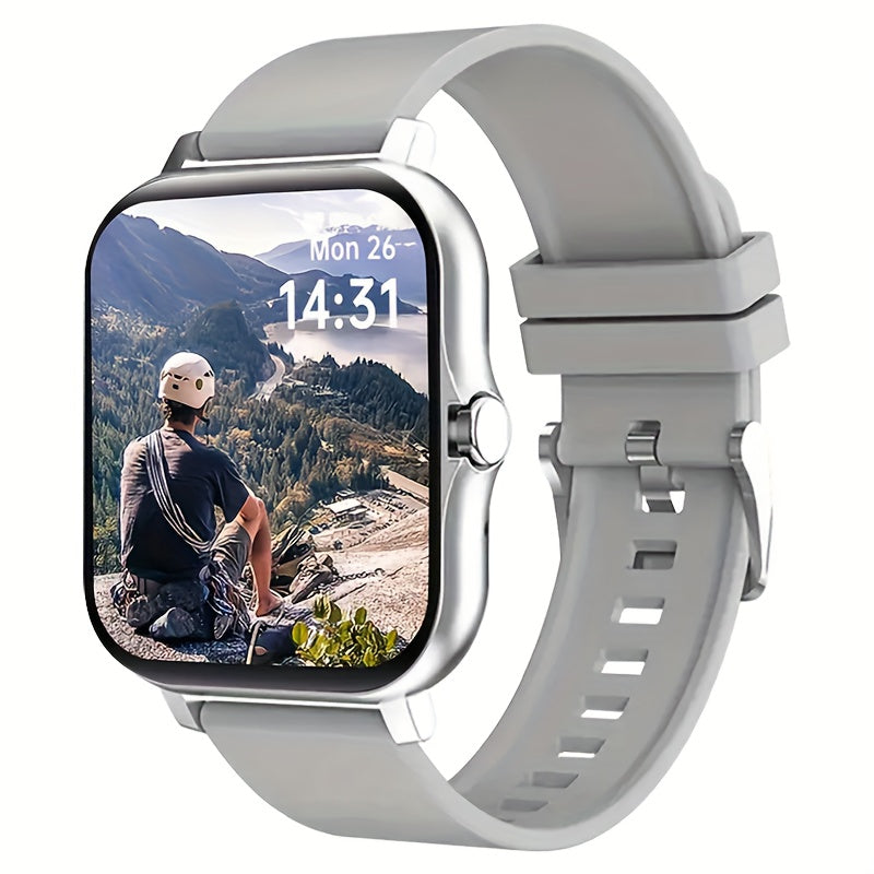 New Multi-functional Smartwatch, 1.83-inch Full Touch Screen, Built-in Microphone And Speaker HD Call, Music Playback, Multi-sport Mode Sports Watch, Step Counting Sleep Monitoring, Suitable for iPhone/Android Phones, Suitabl