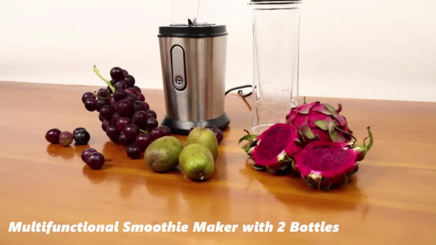 Blender And Food Processor Combo, Blender For Shakes And Smoothies, Personal Blender Small Blender, Suitable For Kitchen, Home, 700W Electric Blender With Mixer Grinder/Blender/Chopper