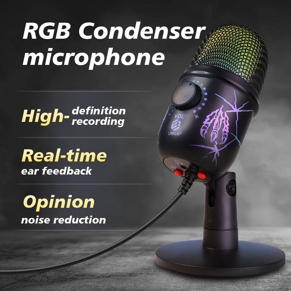RGB Condenser Microphone with Noise Reduction - findify 2025