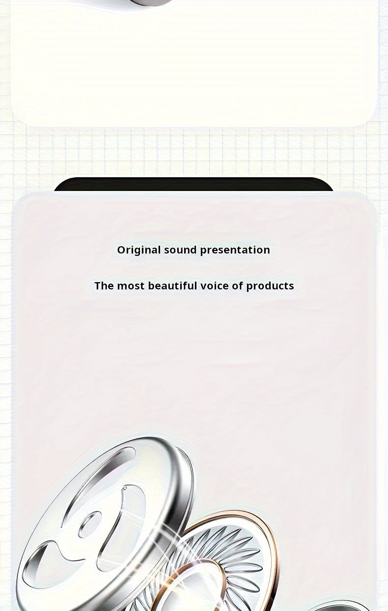 Wireless Noise Cancelling Headphones, Wireless Earbuds with Deep Bass, Lightweight Foldable Headphones with Built-in Microphone, for Work Laptops, Mobile Phones, On-head Gaming Headphones, Compatible with Android/iOS, Father'