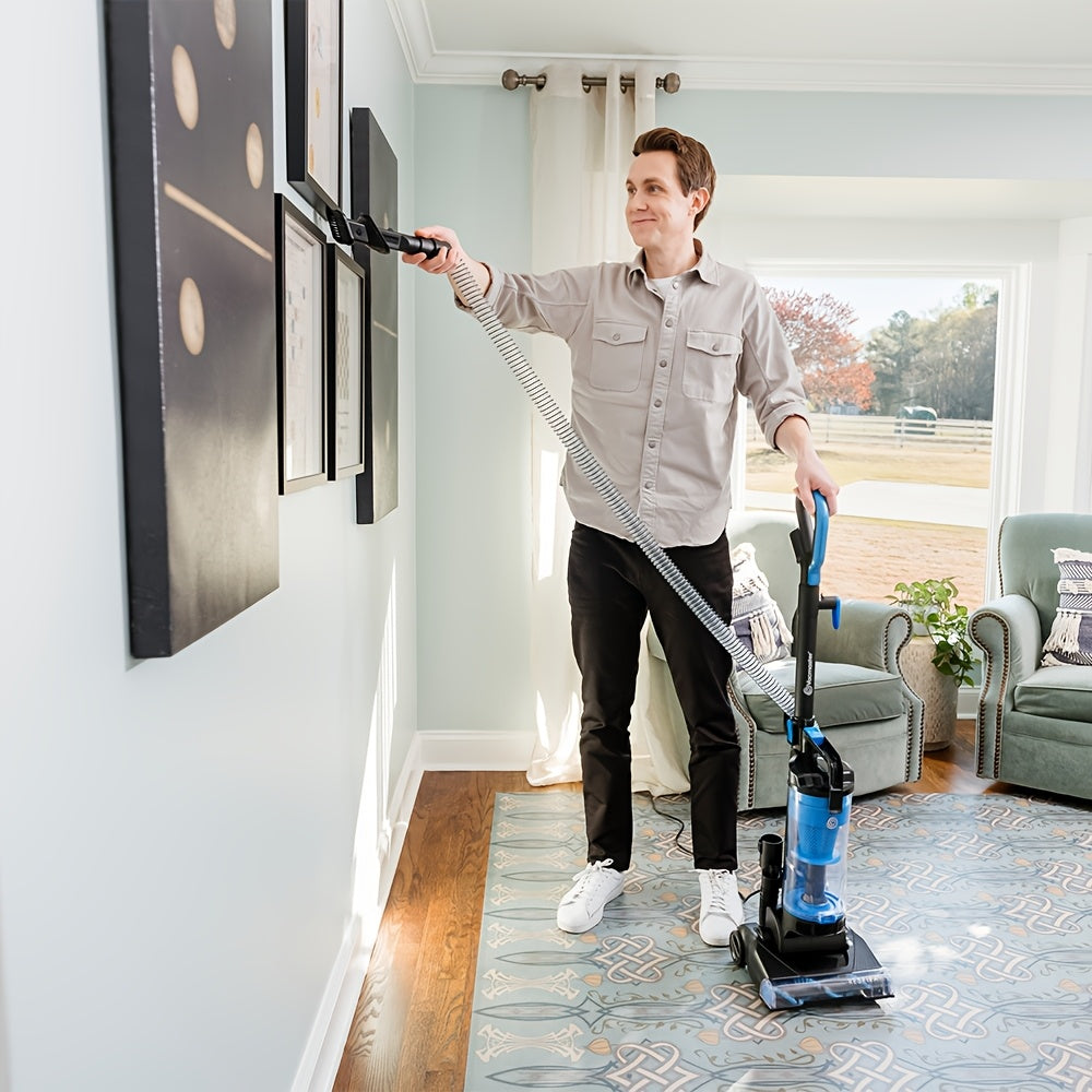 Vacmaster UC0501 Bagless Upright Vacuum Cleaner With Large Dust Cup Capacity, Efficient Cyclone Filtration System & 17ft Cord For Carpet, Hard Floor And Pet Hair