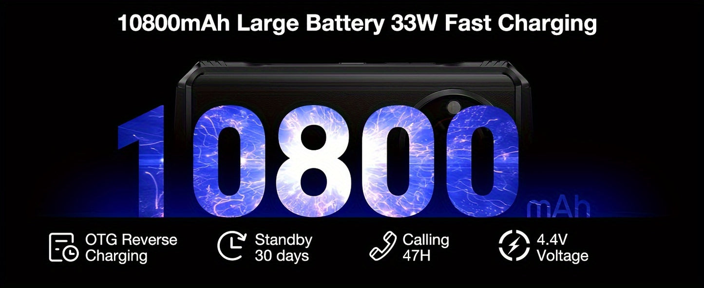 DOOGEE V30 PRO 5G Smartphone Unlocked, 32GB+512GB/2TB TF Dimensity 7050 Octa Core Android 13 Mobile Phones, 10800mAh, 200MP Main Camera Dual Sim Cell Phone/WiFi6/OTG/NFC