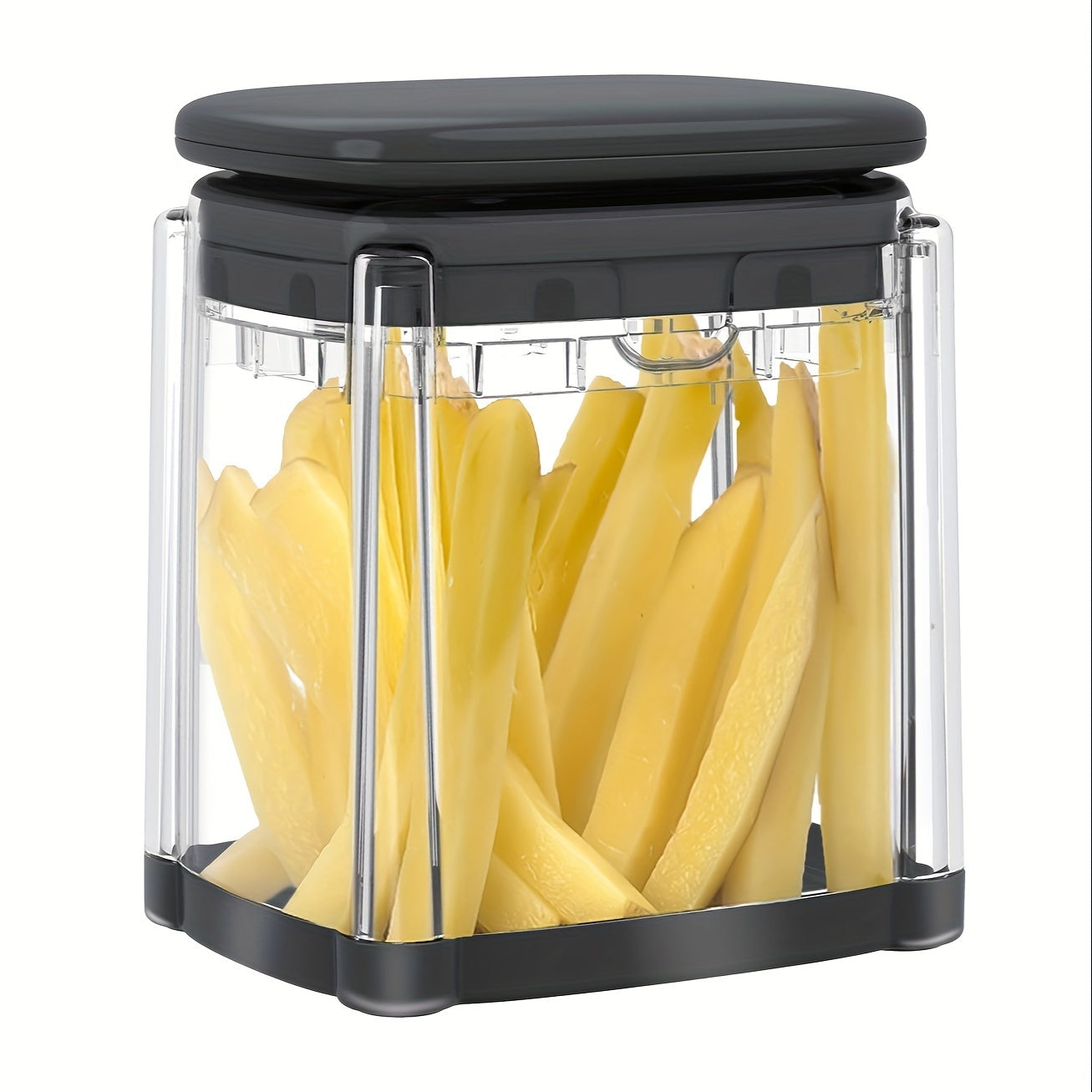1pc French Fry Cutter, 4-Blade Vegetable Chopper & Dicer for Potatoes, Onions, Chilies, Fruits - Kitchen Utensils & Tools
