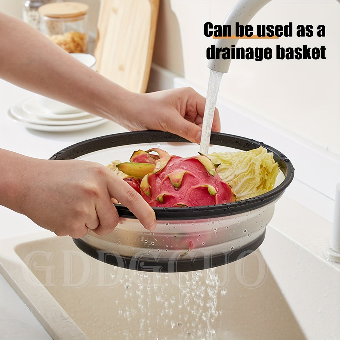 GDDGCUO Multi-Ply Microwave Splatter Cover with Tray Set, 10.6 Inch Lid, Food-Safe Microwave Splash Guard Plate, Fits More Dishes, Blue/Gray/Red/Green Options