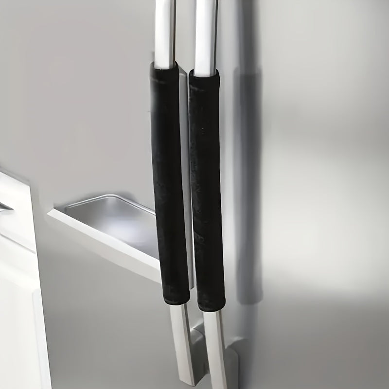 3-Pack Fingerprint-Resistant Refrigerator Door Handle Protectors - Stain & Drip-Proof, Suitable for Microwave & Dishwasher, Keep Kitchen Clean & Stylish