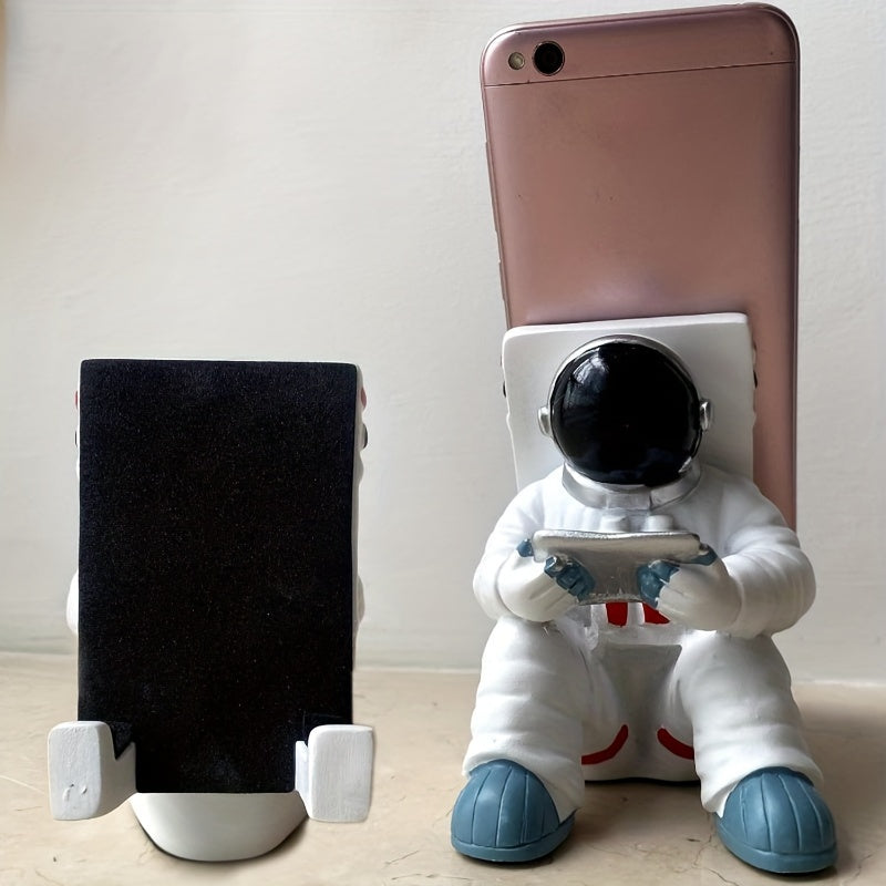 Creative Astronaut Desk Phone Holder - Universal Cell Phone and Tablet Stand, Perfect For iPhone, For iPad, and For SamSung Phones