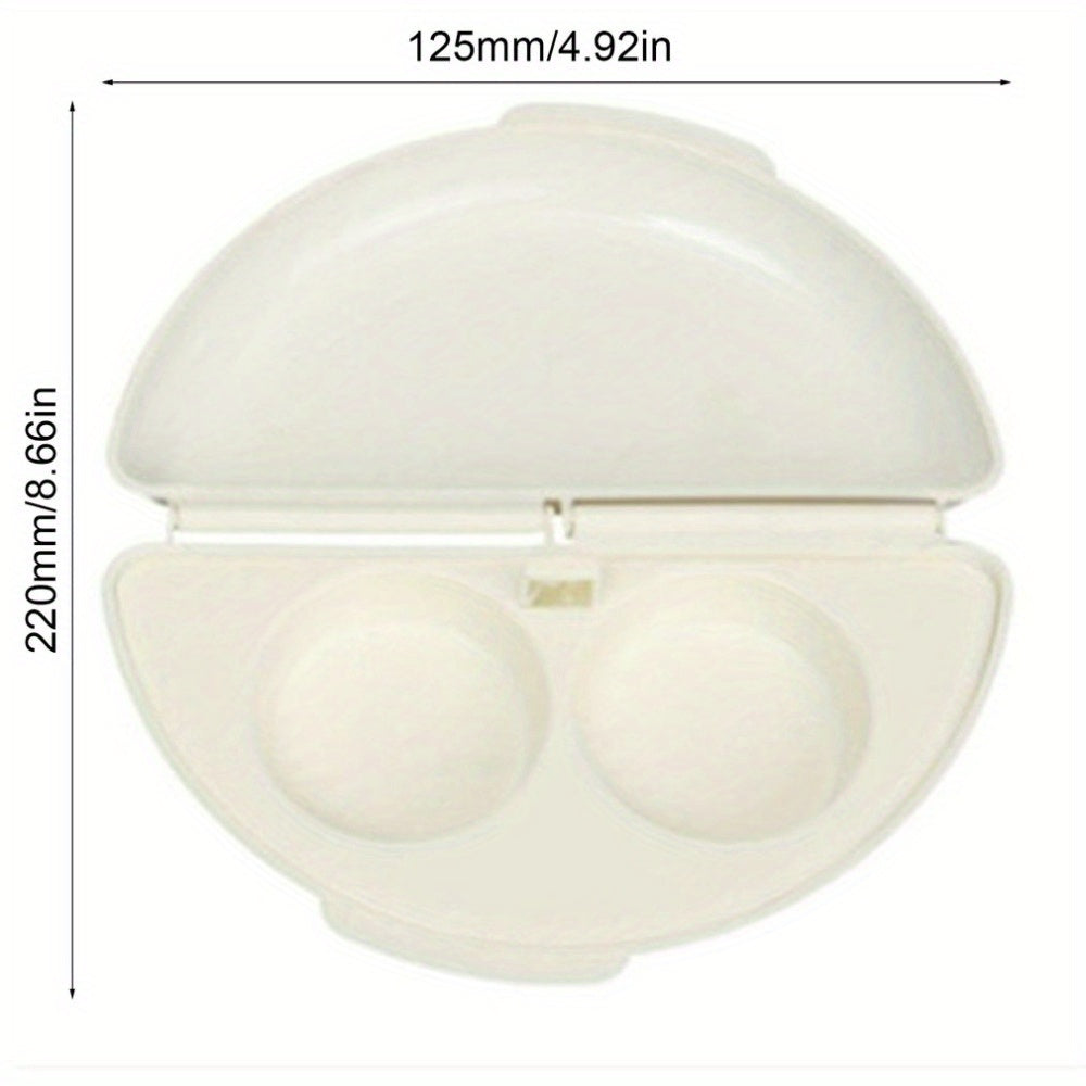1pc Microwave Omelette Egg Maker Tray Non-toxic Eggs Steamer Box Silicone Egg Cooker Egg Poacher Kitchen Cooking Tools