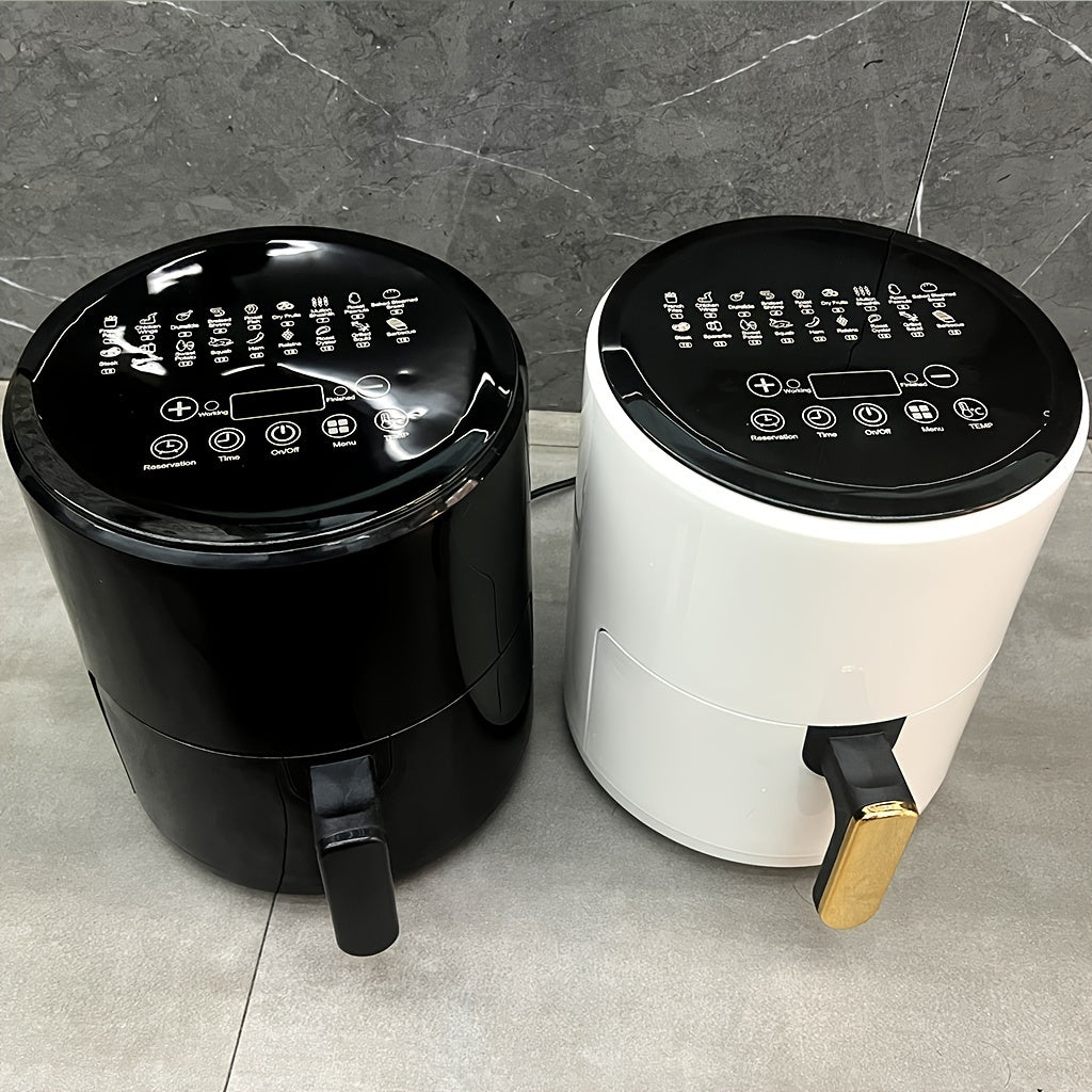 Air Fryer With Smart Cooking Program, Large Capacity Multifunctional Electric Fryer, Household Electronic Touch Control Multifunctional Air Fryer, Kitchen Appliances