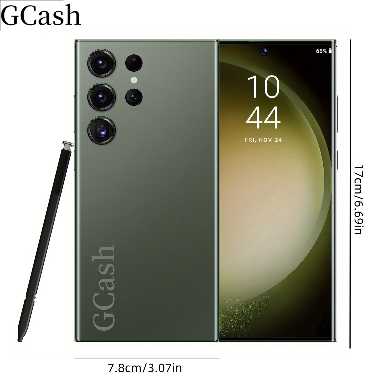 GCash, Unlocked Cell Phones SmartPhone Android 13 Phones 8+256GB/7.3" HD Screen/DUAL SIM/50MP+24MP Camera/6800 MAh/Built-in Pen