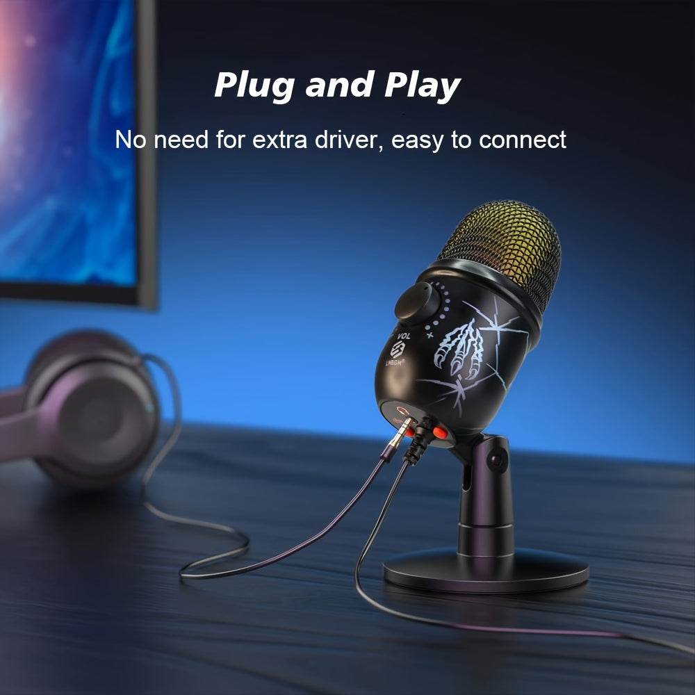 RGB Condenser Microphone with Noise Reduction - findify 2025