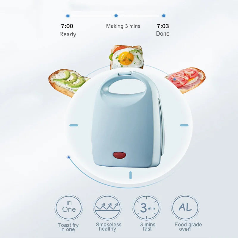 Quick & Crispy Toastie Maker – No Grill, No Mess, Just Microwave!