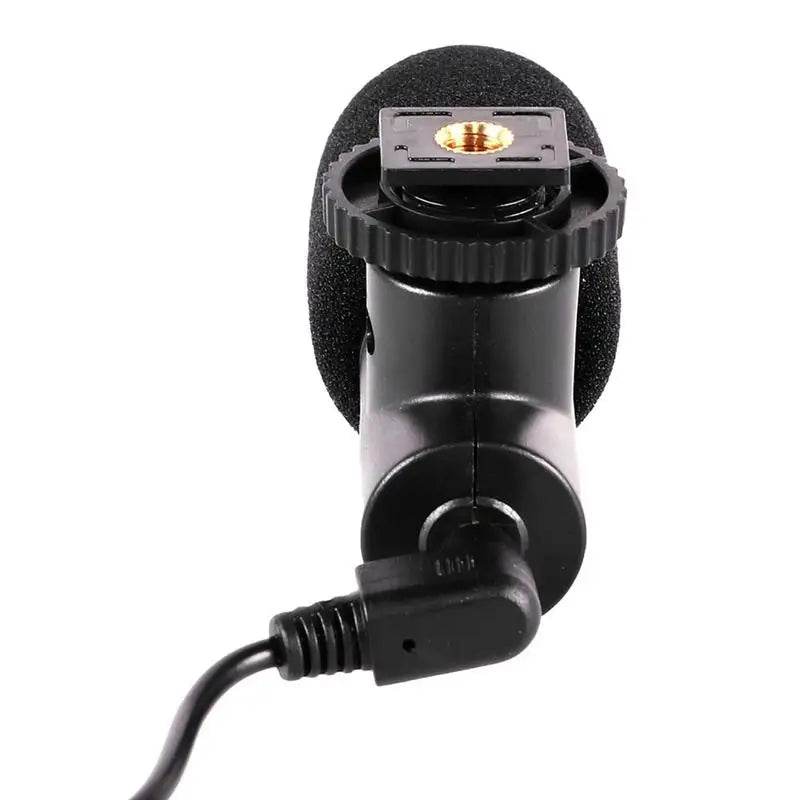 Portable Video Camera Microphone Windproof Mini Cell Phone Microphone Black Computers Microphone For Recording Interviewing - findify 2025