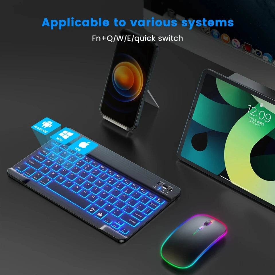 RGB Bluetooth Keyboard And Mouse Set - findify 2025