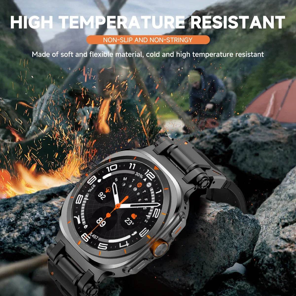 Rubber Strap for Samsung Galaxy Watch 7 Ultra 47mm Sports Silicone Band Bracelet for Galaxy Watch Ultra 47mm Watchband Wristband - findify 2025
