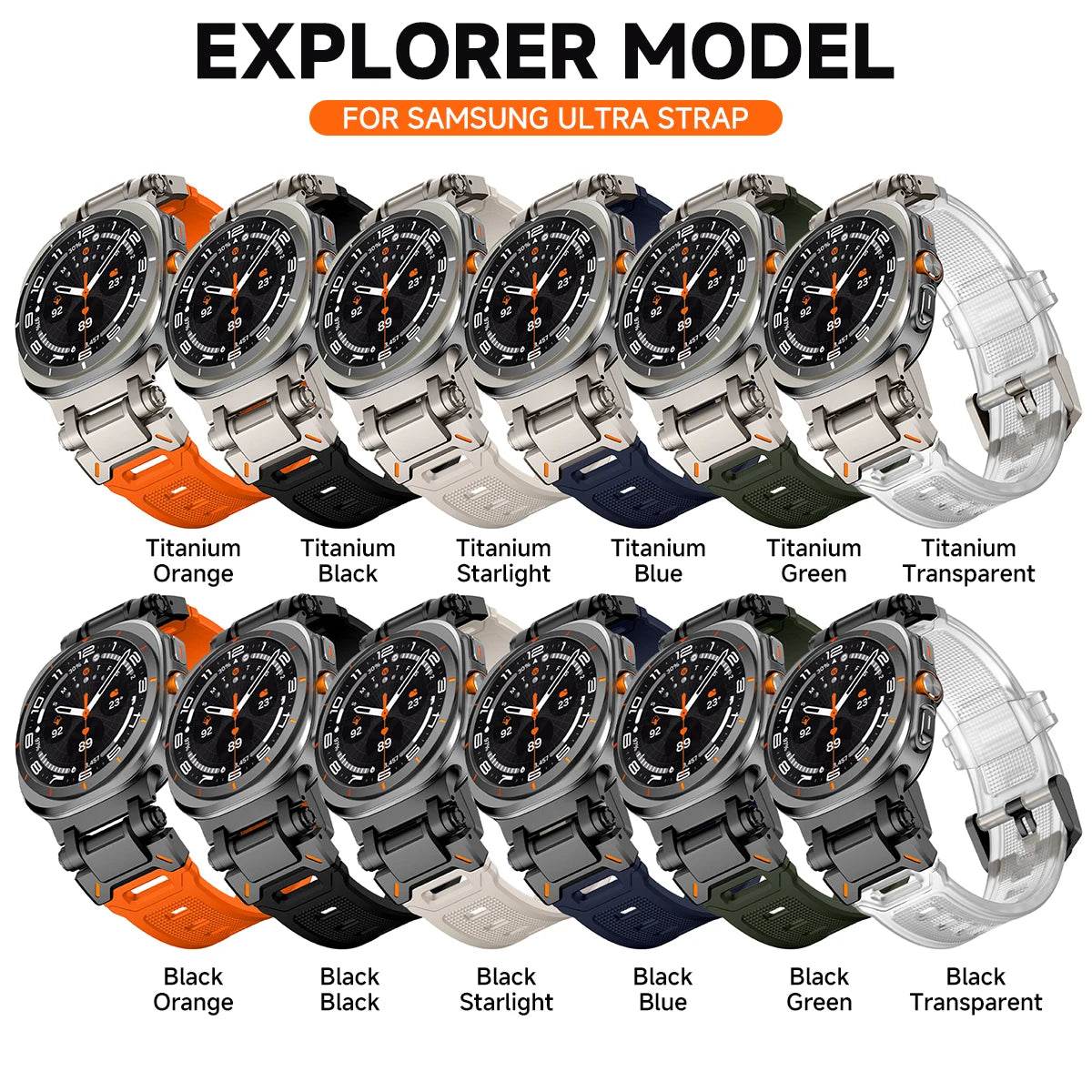 Rubber Strap for Samsung Galaxy Watch 7 Ultra 47mm Sports Silicone Band Bracelet for Galaxy Watch Ultra 47mm Watchband Wristband - findify 2025