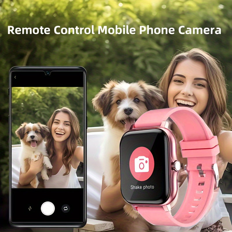 New Multi-functional Smartwatch, 1.83-inch Full Touch Screen, Built-in Microphone And Speaker HD Call, Music Playback, Multi-sport Mode Sports Watch, Step Counting Sleep Monitoring, Suitable for iPhone/Android Phones, Suitabl
