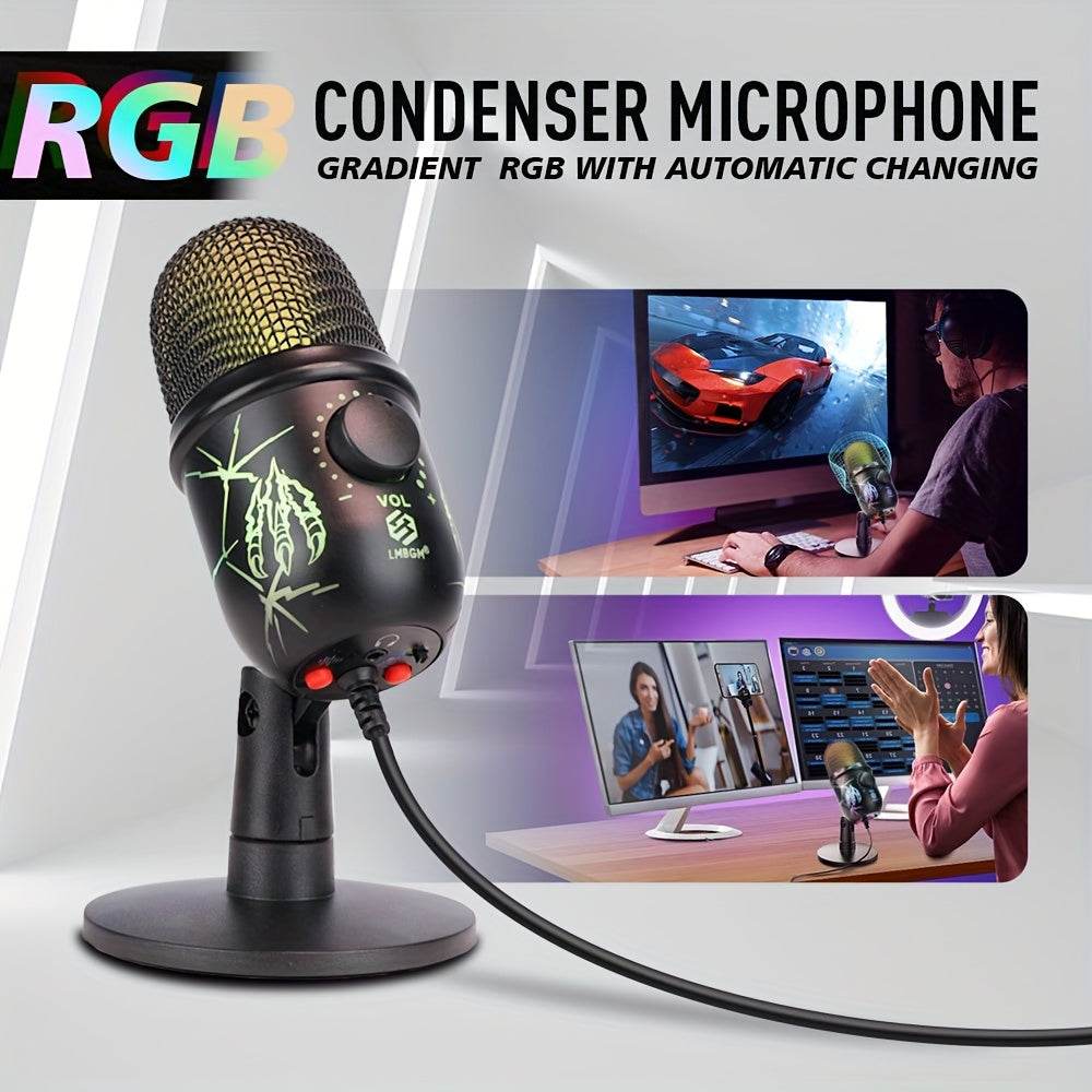 RGB Condenser Microphone with Noise Reduction - findify 2025