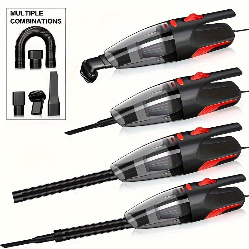 1pc Powerful Mini Household Handheld Vacuum - Kitchen Floor Gap Cleaning Tool for In-Car Wired Vacuum Cleaner and Home Dust Remover with Easy Reach and Deep Cleaning Capabilities